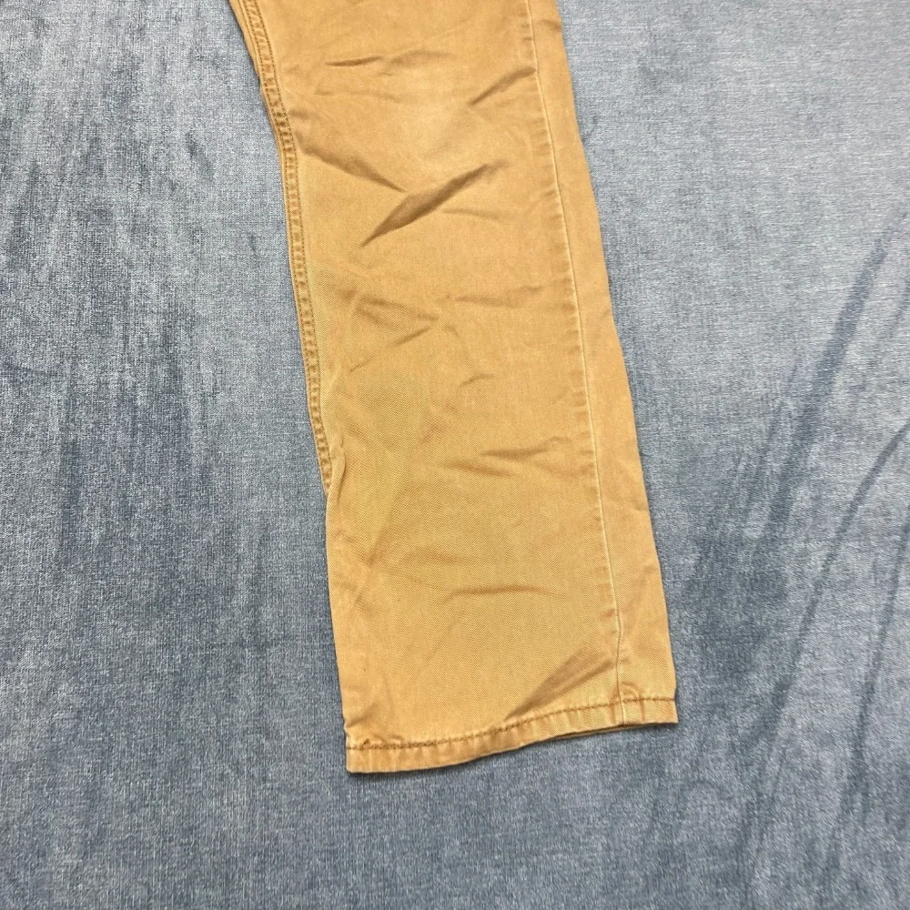 Levi's 514 Jeans Men 29x30 Brown Soft Washed Twill Comfort Everyday Straight Leg